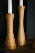 Load image into Gallery viewer, Set of Three Natural Candle Stick Holders
