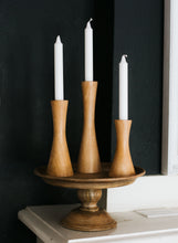 Load image into Gallery viewer, Set of Three Natural Candle Stick Holders
